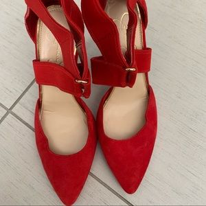 Jessica Simpson red heels sz 7